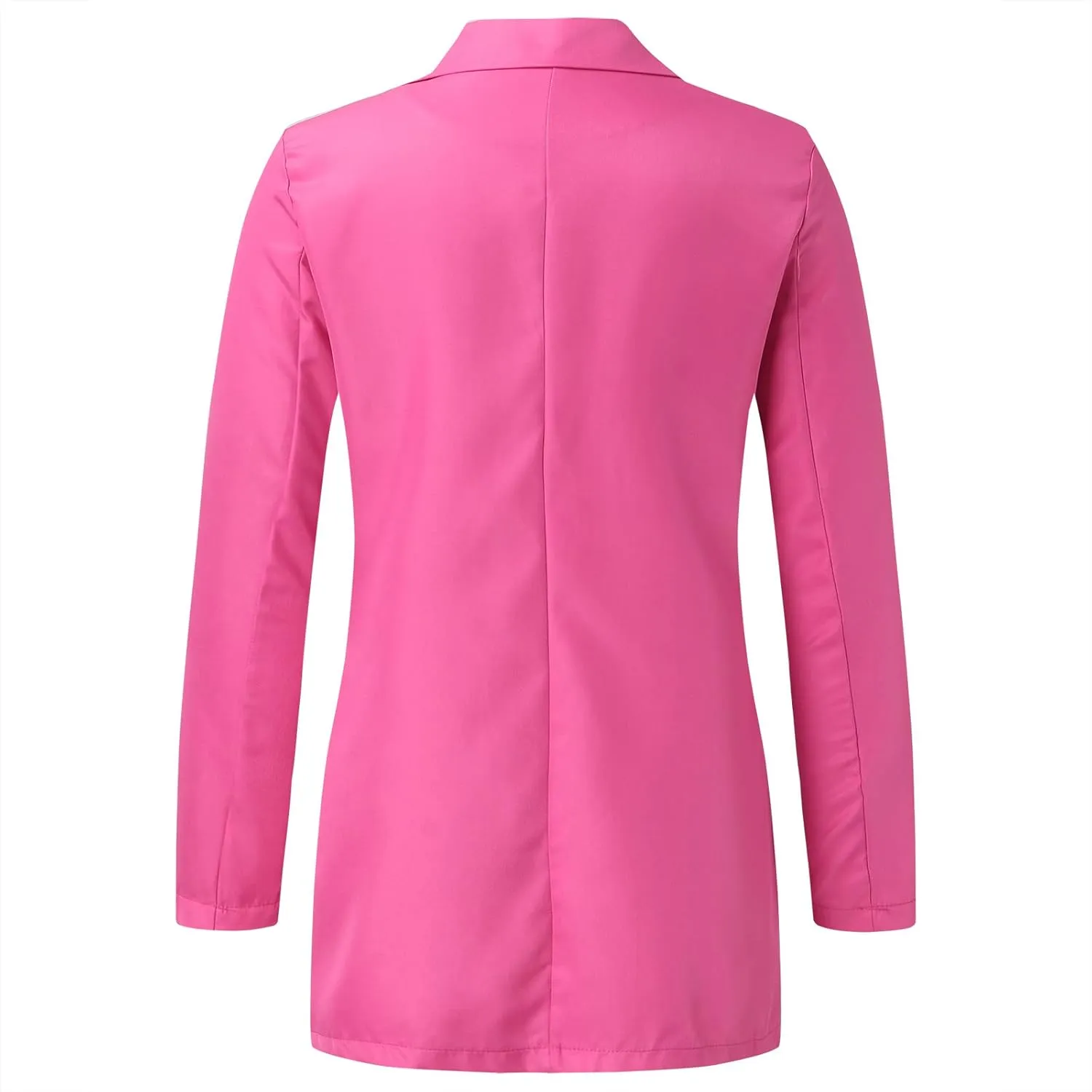 Blazer for Women Button 3/4 Sleeve Pocket Lapel Elegant Trendy Comfortable Solid Color Stylish Suit Jackets