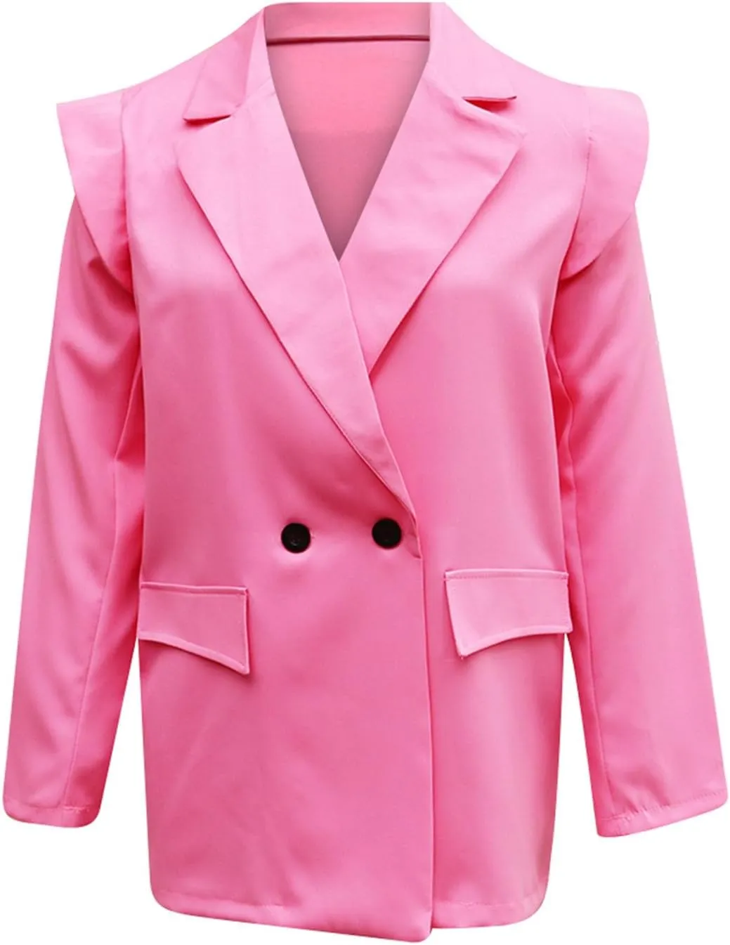 Blazer for Women Button Long Sleeve Pocket Lapel Elegant Trendy Comfortable Comfort Fit Fashion Suit Jackets