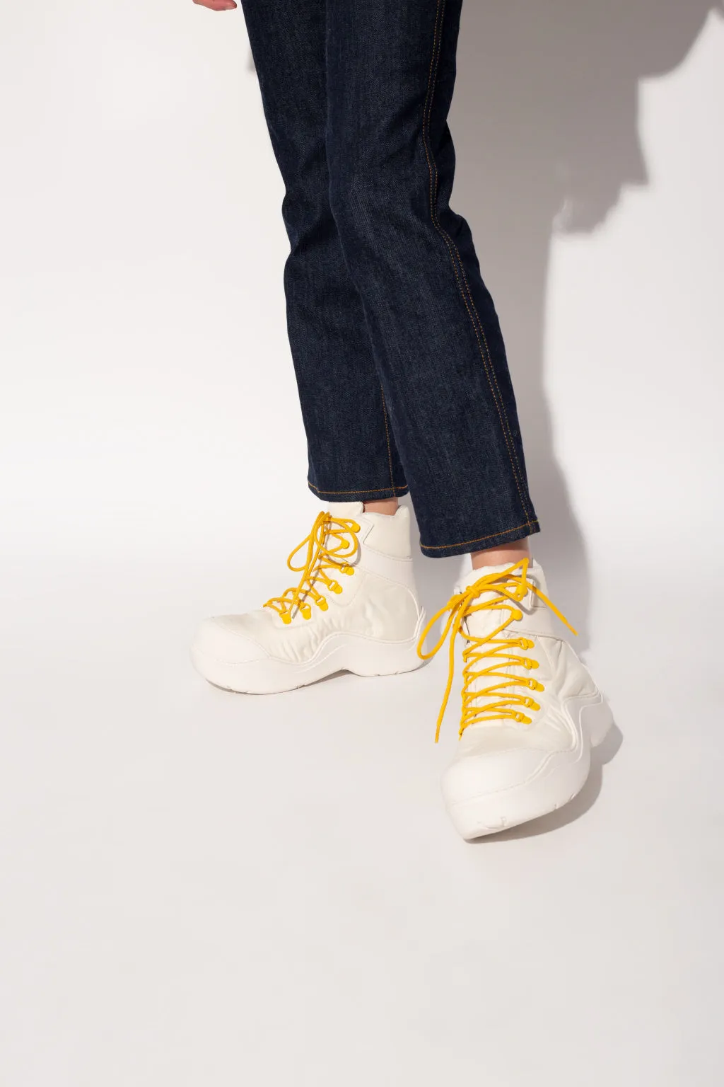 Bottega Veneta New Women's Boots Shoes In White