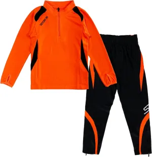 Hiheart Boys Quick Dry Long Sleeve Jogger Set 2 Piece Athletic Tracksuit