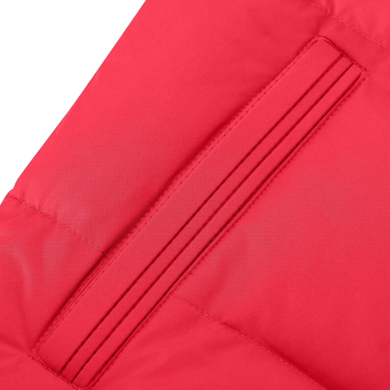 Lmdudan Men's Quilted Puffer Vest Thicken Warm Winter Coat with Hood 2024 Fashion Sleeveless Casual Zip Up Jacket Outerwear