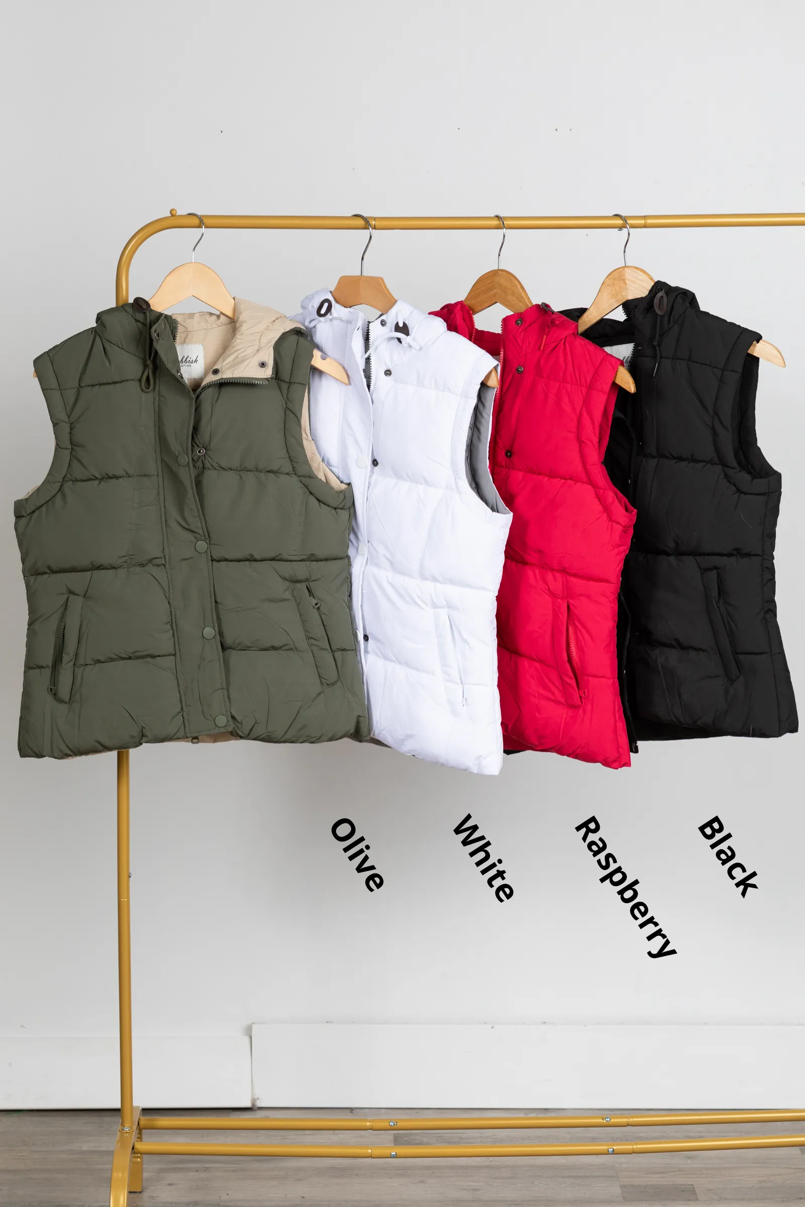 Puffer Vest With Hood